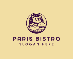 Burger Lion Diner logo design