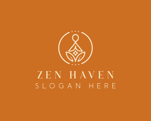 Yoga Spiritual Zen logo design