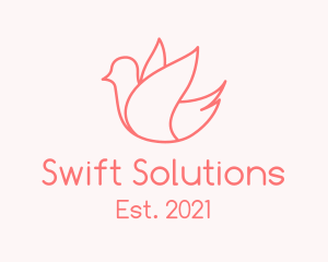 Swift - Dove Bird Aviary logo design