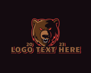 Grizzly - Wild Bear Animal logo design