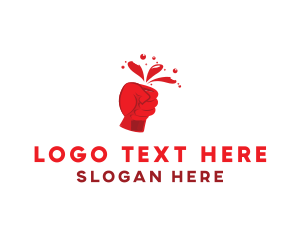 Booze - Hand Ketchup Sauce logo design