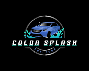 Car Wash Clean Detailing logo design