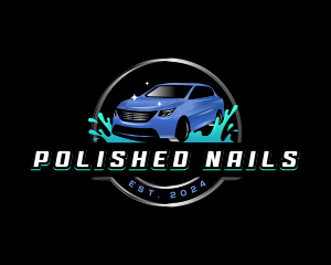 Car Wash Clean Detailing logo design