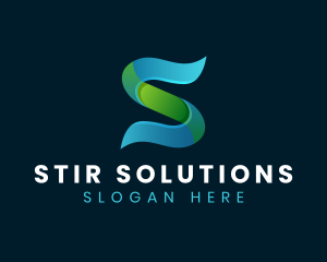 Business Startup Letter S logo design