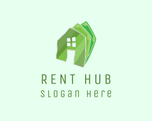 Money House Rent logo design