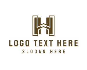 Corporation - Generic Business Agency Letter H logo design