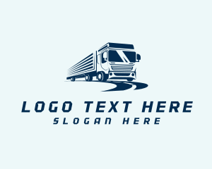 Forwarding - Truck Haul Logistics logo design