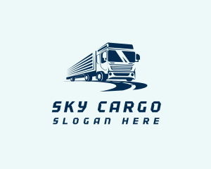 Truck Haul Logistics logo design