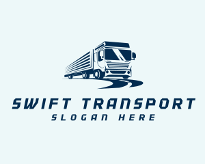 Truck Haul Logistics logo design