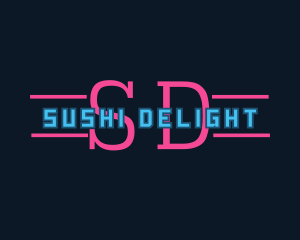 Neon Programmer Technology logo design