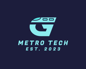 Metro - Train Letter G logo design