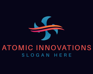 Propeller Ventilation Fan logo design