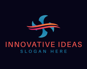 Propeller Ventilation Fan logo design