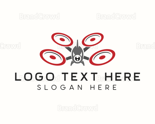 Drone Propeller Flight Logo