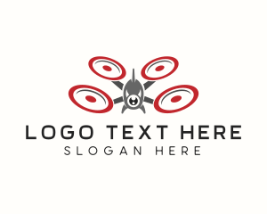 Photo - Drone Propeller Flight logo design