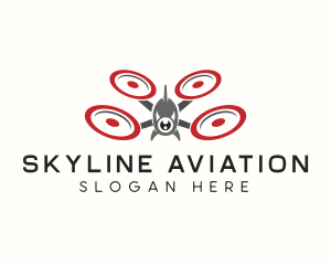 Flight - Drone Propeller Flight logo design