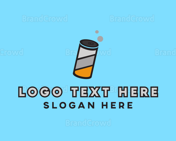 Beer Can Beverage Logo