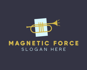 Jazz Trumpet Music logo design