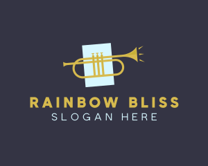 Jazz Trumpet Music logo design