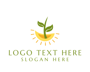 Yard Care - Botany Plant Leaf logo design