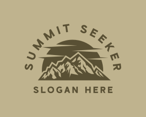 Mountaineer - Rustic Mountain Peak logo design