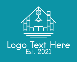 House - Minimalist Restaurant House logo design