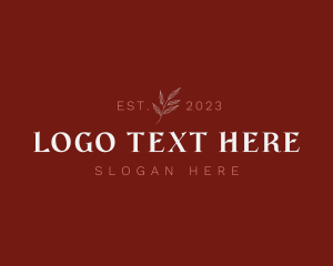 Shop - Luxury Leaf Business logo design