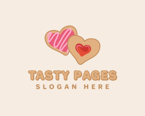 Heart Jam Cookie logo design