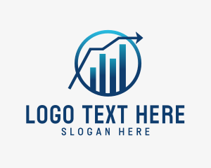 Strategy - Economy Statistics Analytics logo design