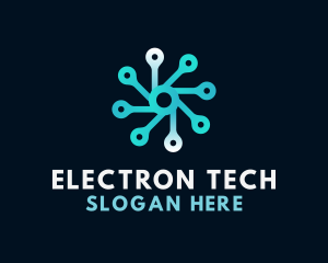 Connection Spin Tech logo design