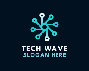 High Tech - Connection Spin Tech logo design
