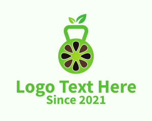 Fruit - Kettle Bell Lime Juice logo design