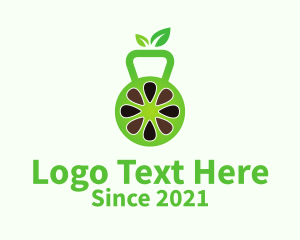 Juice - Kettle Bell Lime Juice logo design