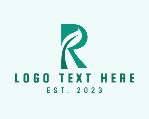 Eco Friendly - Eco Friendly Farm Letter R logo design