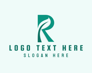 Eco Friendly Farm Letter R  Logo