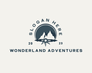 Mountain Compass Travel logo design