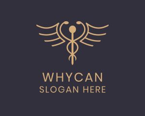 Luxury Caduceus Medicine Logo