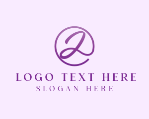 Gymnast - Fashion Cosmetics Letter A logo design