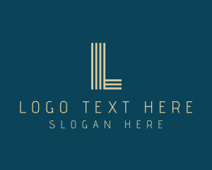 Modern Stripe Business logo design