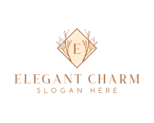 Floral Elegant Ornament logo design