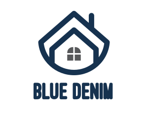 Blue Bowl House logo design