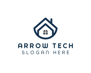 Blue Bowl House logo design