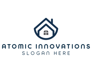 Blue Bowl House logo design