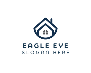 Blue Bowl House logo design