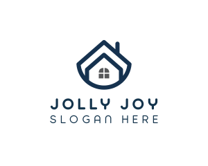 Blue Bowl House logo design