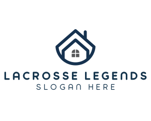 Blue Bowl House logo design