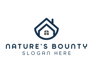 Blue Bowl House logo design