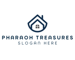 Blue Bowl House logo design