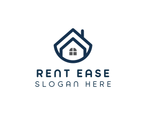 Blue Bowl House logo design