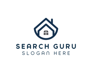 Blue Bowl House logo design